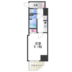 ワールドアイ天王寺ミラージュⅡの物件間取画像